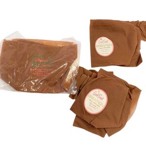 Lot of 3 Vintage 50s 60s Stockings Carol Brent 8.5 - 9.5  Diana brand 8.5 New